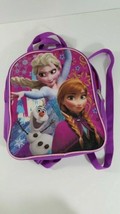 small child&#39;s back pack disney frozen anna elsa and olaf pink - $5.94