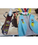 Vth Indian Boys 7 Piece Costume Dress up Native American Kids 1960’s - $753.77 MXN