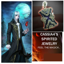 Haunted NECKLACE POWERFUL SILVER VAMPIRE RARE MALE POWERFUL SPIRIT VESSEL WITCH image 2