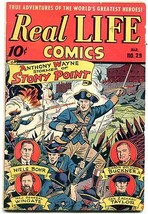 Real Life Comics #29-ALEX SCHOMBURG-ATOM Bomb -HITLER-- VG/FN - £60.46 GBP