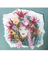 Signed Rosemary’s Secret Garden Rosemary E Disney Painting Floral Woman Flowers - $594.00
