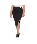 MSRP $69 Tape Trendy Plus Size Midi Sweater Skirt Charcoal Size X - $581.14 MXN