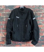 HWK Men&#39;s Motorcycle Jacket L Black Air Vents Waterproof - $60.93 CAD