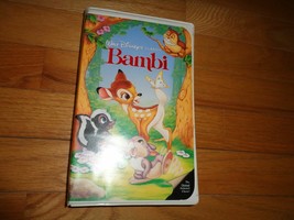WALT DISNEY BAMBI VHS #942 CLAMSHELL CASE - Pre-Owned - Acceptable Condi... - £0.77 GBP