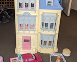 Fisher Price Loving Family Sweet Sounds Victorian Mansion Dollhouse 2002 - $326.69