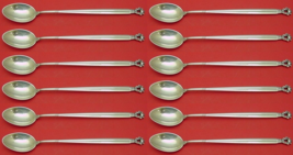 Acorn by Georg Jensen Sterling Silver Iced Tea Spoon Set 12 pcs 7 3/8" - €1.467,91 EUR