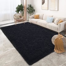 Tepook Ultra Soft Fluffy Rug For Bedroom, Contemporary Shaggy Rug, 4 X 6 Ft.. - £31.62 GBP
