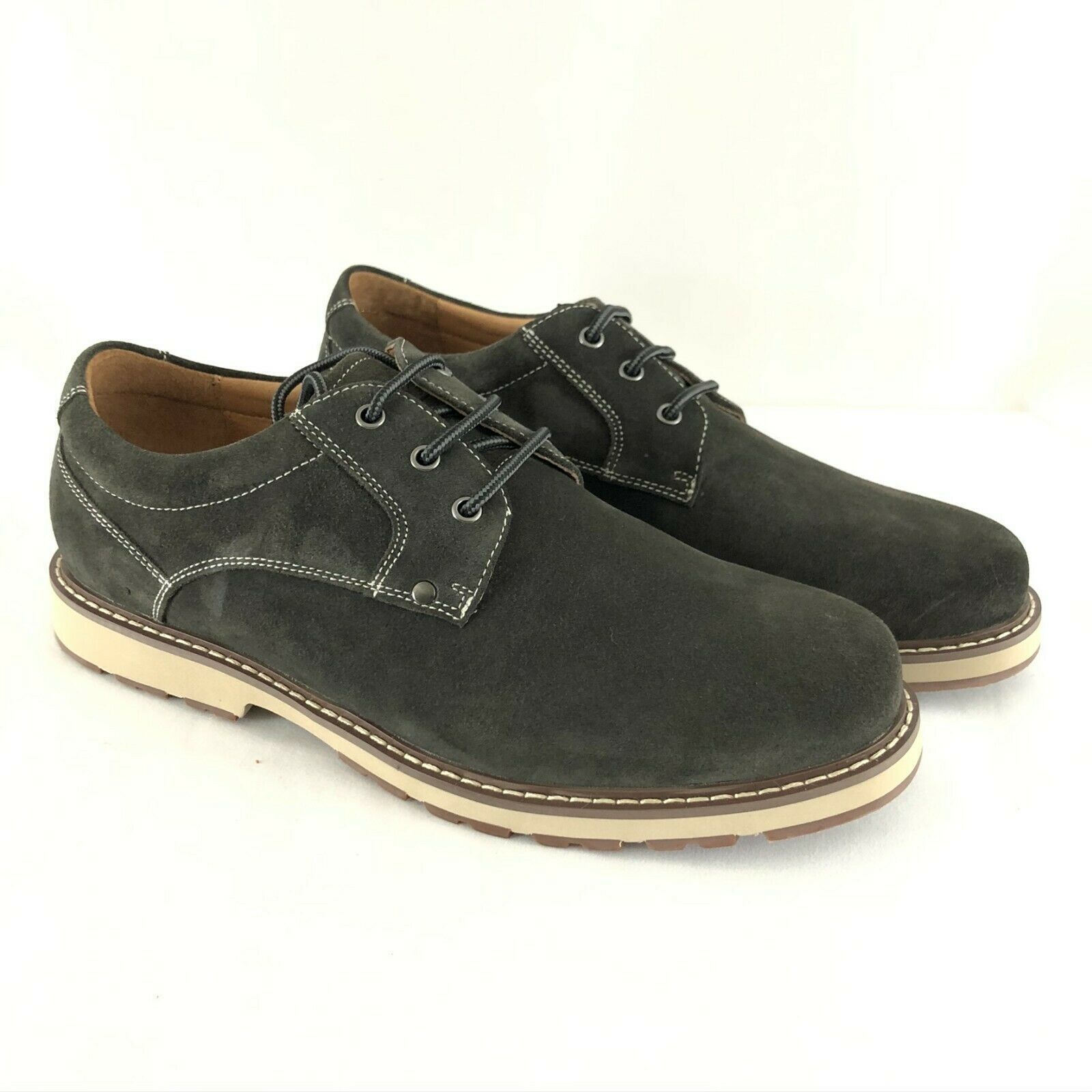 Primary image for Camel Crown Mens Oxfords Lace Up Leather Suede Casual Black US Size 9