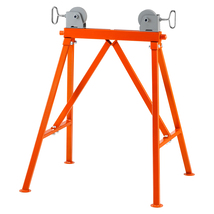 VEVOR Pipe Stand with Roller Head 2500 LBS Load for 2-36 inches Pipes 45... - $94.99