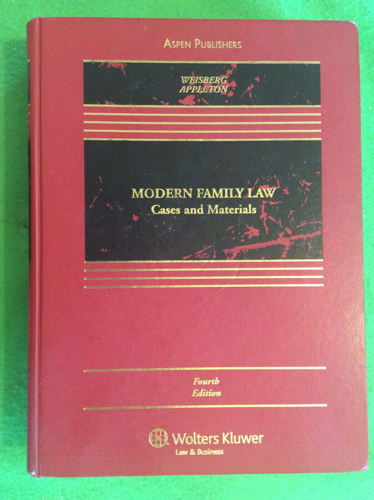 MODERN FAMILY LAW - CASES &amp; MATERIALS - FOURTH EDITION - WEISBERG / APPL... - $29.95