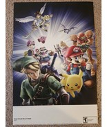 Super Smash Bros. Brawl 15.5&#39;&#39;x11.5&#39;&#39; Nintendo Power Double Sided Poster - £10.77 GBP