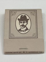 Vintage Matchbook Cover  Gentleman Jim’s  Juno Beach, Florida  gmg  unstruck - £9.71 GBP