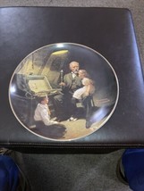 Knowles 1983 Grabdpa’s Treasure Chest Norman Rockwell Collectors Plate - £7.35 GBP