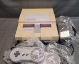 Super Nintendo SNES Console with 2 Controller &amp; Cables #1 - £58.84 GBP