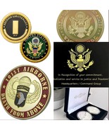 2pcs Army Rank 2LT And 101st Airborne Coin - €45,38 EUR