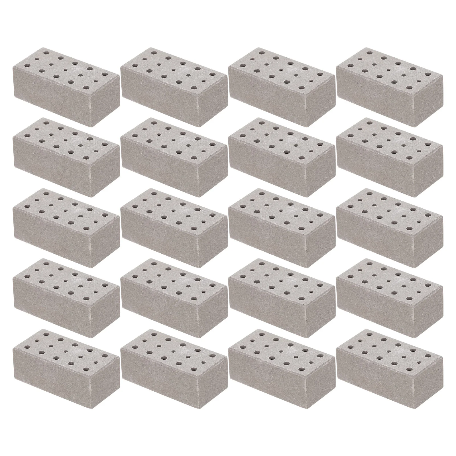 20 Pcs Simulated Brick Miniature Models Micro Toys Sand Table Decors Clay Kids - £13.21 GBP