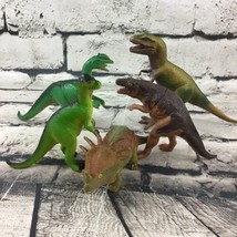 Vintage Dinosaur Figures Med 3”-5” Detailed Prehistoric Creatures Animal... - $14.84