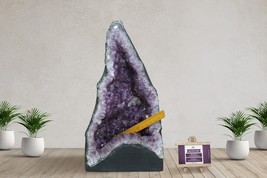 22” Tall Deep Purple Amethyst Cathedral Geode 11” Wide Mined In Brazil(4... - $5,148.00