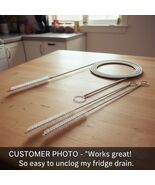 60&quot; Flexible Drain Brush Tool with Large 60mm Brush Head, Nylon Bristles... - $10.61 CAD