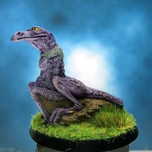 Painted Resin D&amp;D Miniature Young Wyvern - $39.99