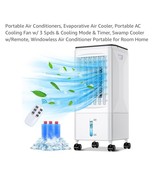 Portable AC Unit - Evaporative Cooler, 1.6 Gal Tank, 3 Speeds,  Gray - $81.70 CAD