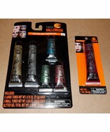 Halloween Glitter Gel Makeup Kit With 5 Colors &amp; Fake Blood Tube 1oz 173T - $10.27 CAD