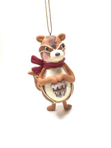 Midwest CBK Whimsical  Chipmunk with Pine Cone Ornament Brown 4.75 in - £8.10 GBP