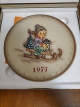 Goebel Hummel 5th Annual Plate 1975 “Ride Into Christmas” # 268 w/Open Box  - £9.64 GBP