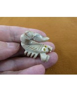 (Y-SCO-5) little tan SCORPION stone carving SOAPSTONE Peru love baby sco... - £6.75 GBP