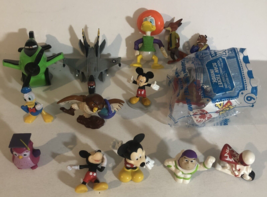 Disney Mickey Mouse Donald Duck Cars Toy Story Lot Of 14 Toys Figures T5 - $12.86
