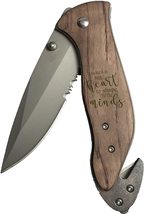 Knife - It Takes a Big Heart to Shape Little Minds Rosewood 138 - £23.43 GBP