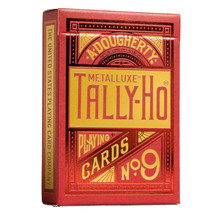 Tally-Ho Metalluxe Playing Cards Deck (Red) - £27.34 GBP