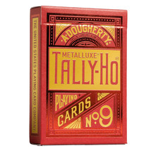 Tally-Ho Metalluxe Playing Cards Deck (Red) - £27.46 GBP