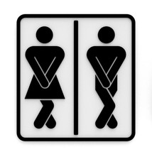 Funny Sign | Funny Bathroom sign - £7.99 GBP