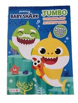 Nickelodeon Pinkfong Baby Shark Gigantic Coloring &amp; Activity Book 64 pages - £4.57 GBP