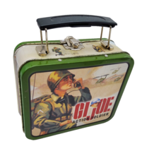 GI Joe Action Soldier Metal Lunchbox Vintage Army Art Collector Tin Case... - $183.04 MXN