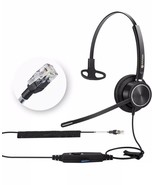 Arama RJ9 Telephone Headset with Noise Canceling Mic &amp; Corded Offi Phone... - $20.30 CAD
