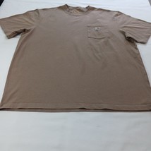 Carhartt Original Fit Men's Brown Logo Graphic Short Sleeve Pocket T-Shirt Sz XL image 11