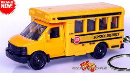 HTF KEYCHAIN YELLOW GMC SAVANA 3500 SCHOOL BUS CUSTOM Ltd EDITION GREAT ... - $44.98