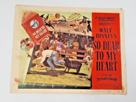 Walt Disney So Dear To My Heart  Movie  Lobby Card 1949  11x 14&quot;  #1 - $16.95