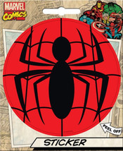 Marvel Comics Spider-Man Spidey Logo Peel Off Image Sticker Decal NEW UNUSED - £3.18 GBP