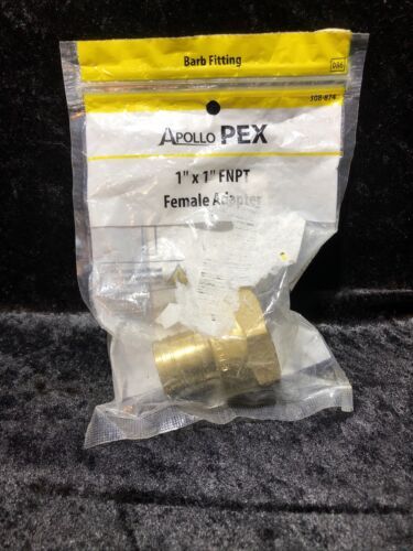 Apollo Pex Adapter 1&quot; x 1&quot; FNPT Brass Female Adapter APXFA11 - $3.95