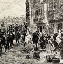 Alva Last Ride In Amsterdam 1888 Victorian Religious Art Print Holland DWT4A - £26.29 GBP