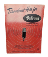 Broadcast Hits For Baldwin Electronic Organs 1957 By Jerry Gerard Arrang... - $14.88 CAD