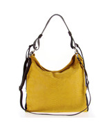 STUDIOMODA Italian Made Mustard Snakeskin Stamped Leather Large Designer... - $4,865.86 MXN