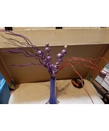 Picks Fake Flowers Mix Lot Table Decor Glitter Leaves &amp; Flowers 4 each N... - $16.45 CAD