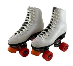 Dominion Canada Roller Skates Youth Size 9 White Boot/Lace Esprit Wheels... - $41.04