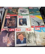 11 VTG Time Magazine Mix Lot 50s 60s Kennedy Bible War Rain Forest Ads R... - £37.95 GBP