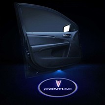 4x Pontiac Logo Wireless Car Door Welcome Laser Projector Shadow LED Light Emble - £30.73 GBP