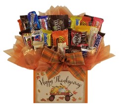 Thanksgiving Wagon Chocolate Candy Bouquet gift box - £47.89 GBP